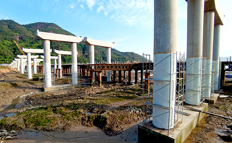 德謙新材涂料濕固化技術(shù)、硅烷浸漬應(yīng)用于跨海高速項(xiàng)目